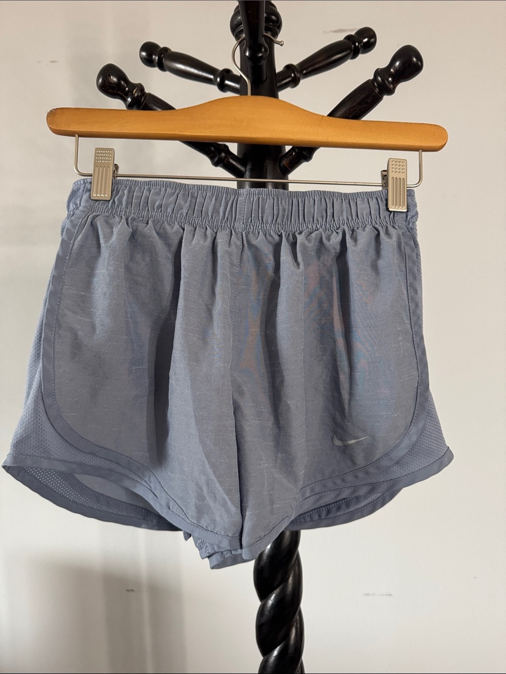 Nike Women's Pale Blue Athletic Running Shorts